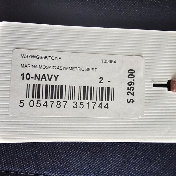 BNWT TED BAKER LONDON Marina Mosaic Asymmetric Skirt - Picture 3 of 11